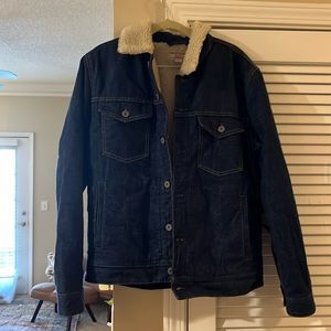 J. Crew Wallace & Barnes fleece lined jean jacket